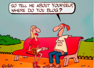 So tell me about yourself: where do you blog?